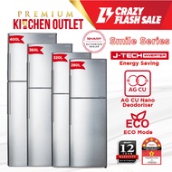 【Own Truck Delivery】Sharp Smile 400L J-Tech Inverter 2 Door Refrigerator SJ406MSS | Klang Valley Onl