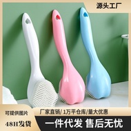 KY/💯Creative Kitchen Cleaning Brush Fabulous Pot Cleaning Tool Silicone Wok Brush Soft Fur Non-Stick Wok Brush Not Hurt