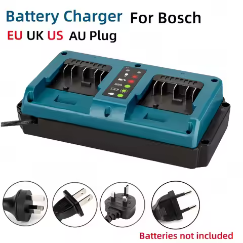 Portable 1.5A dual port battery fast charger for Bosch 14.4V 18V lithium battery, for BAT609 BAT609G