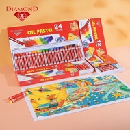 KIDS PLASTIC CRAYON NON TOXIC DIAMOND PLASTIC CRAYON 18 x168 829291 . Xm shop
