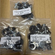 OEM YAMAHA Y15 V2 MXKING V2 SNIPER150 V2 COVERSET SCREW SET (3 IN 1) BODY SET FRAME BODY COVER SCREW/HANDLE COVER  &amp;HEAD