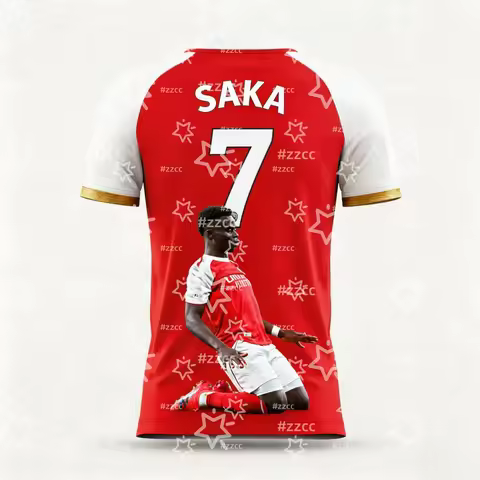 2026 Bukayo Saka England Team Football Jersey Match & Training Kit Summer Sports Men's T-Shirt Kid's