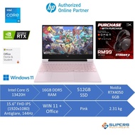 HP Victus 15-fa2550TX Pink (Intel Core I5-13420H/16GB DDR5 RAM/512GB SSD/RTX4050 6GB/15.6" FHD)
