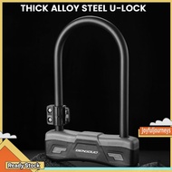 Bike U-Lock with Mounting Bracket Bicycle U-Lock with 2 Keys Bicycle Accessories