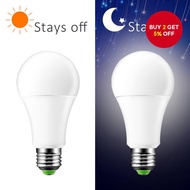LED Sensor Bulb E27 5W 9W 12W Dusk to Dawn Smart Lamp AC85V-265V Auto On/Off Night Light for Stairs,