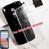 MJ 2in1 penutup silikon kaca untuk Blackview BV9300 Etui pelindung