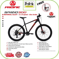 Sepeda Gunung Pacific 27,5 SPAZIO 500 Material alloy-SHIMANO 2x8 SPEED