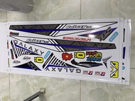 tem rời dán xe elegant 50 mẫu chữ GALAXY