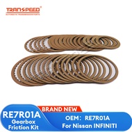 TRANSPEED JR711E JR710 JR710E RE7R01A 7 Speed Automotive Transmission Friction Clutch Plates Kit for
