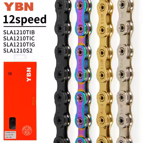 YBN 12speed SLA1210 bicycle chain for road mountain biking, compatible with SRAM SHIMANO Campagnolo 