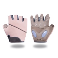 Sports Half-Finger Liquid Silicone Protective Fitness Gloves Female Skipping Rope Yoga Breathable Th
