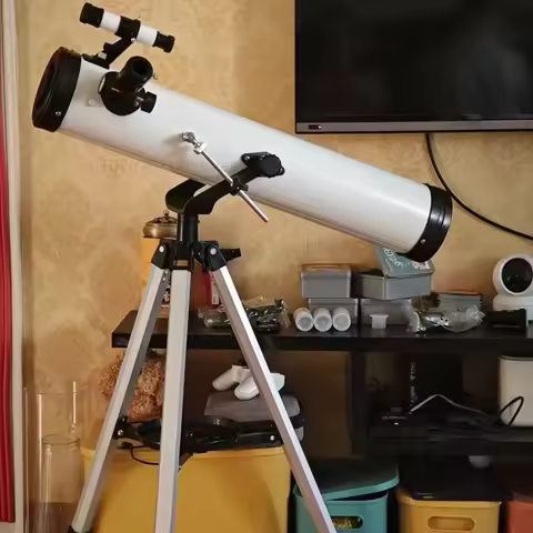 F70076 Astronomical Telescope 525X, Large Aperture with Tripod, Outdoor Viewing High-definition Tele