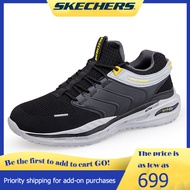 Skechers Skechers Go Walk 4 Men Go Run Swirl Tech ความเร็ว รองเท้าskechersแท้ 220905 WTBK