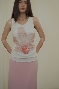 Weekend begins - Rouge Orchid Printed Top