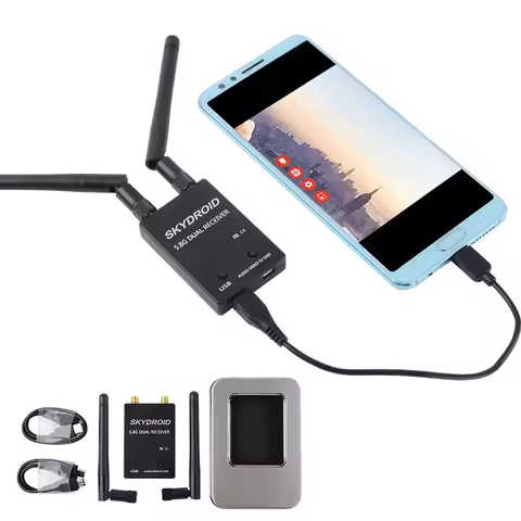 FPV USV OTG 5.8G 150CH Full Channel FPV Receiver W/Audio For Android Smartphone