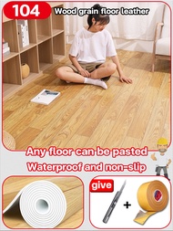 🔥New Durable for 50 years🔥3MM PVC VINYL FLOORING  wood grain  tikar getah Give away knives and tape 