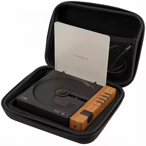 Hard Carrying EVA Case For Syitren R300 CD Player Portable Bluetooth Desktop Retro CD Players Shockp