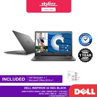 DELL INSPIRON 15 3505 (AMD RYZEN 3 3250U, 4GB RAM, 256GB SSD + 1TB HDD, 15.6" FHD, WIN 10) FREE WIRE