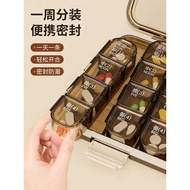 medicine pill box pill box Pill Box Portable Pill Dispenser 7 Days a Week Seven Days Medicine Dispen