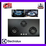 ELECTROLUX EGT9038CK  90cm FLEXI 3-Burner Gas Hob