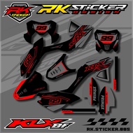 KLX 150 BF Fullbody Motorcycle Decal Sticker - KLX BF Decal Sticker G/ Cross Motorcycle DesignEXTREM