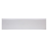 INOVAR Polymer Skirting Flooring - White (75mm) (2 Pcs x 1220 mm)