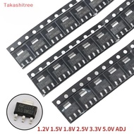 (Takashitree) SOT-223 70PCS Voltage Regulator Kit AMS1117 AMS1117-3.3V AMS1117-ADJ AMS1117-5.0V AMS1
