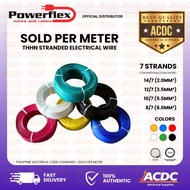 Per Meter #14, #12 Powerflex THHN Stranded Cable Electrical Wire 2.0mm2, 3.5mm2