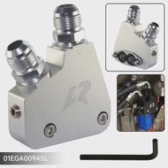 LR Oil Cooler Adapter For Corvette C5 C6 C7 LS1 LS2 LS3 LS6 LS7 GM CK 99-07 BK  Black/Silver