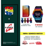 (Ready Stock) CASIO G-Shock CHINA Exclusive X BE@RBRICK Bearbrick Limited Shanghai Night Series 100%