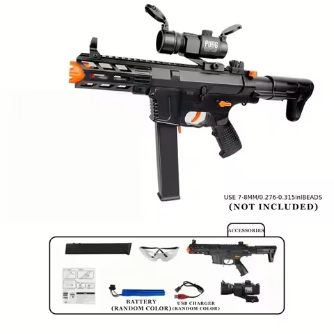 Modified Gel Splatter Blaster ARP9 - Semi & Full Automatic Modes - High Speed - Long Range - for Age