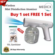 【Official】Medicx Wireless Rechargeable Disinfection Spray Gun/ Machine/ Sanitizer gun Wireless gun/ 