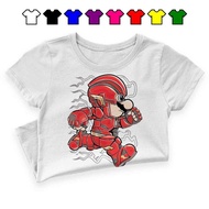 Super Mario Bros The Flash Fashion Boy T Shirt Kemeja Cotton Baju Budak Girl Cloth Kanak Unisex Top