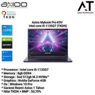 AXIOO MYBOOK PRO K5V (8N5) TKDN i5-11135G7 8GB 512GB VGA 4GB WIN 10 PRO