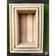 HAMPERS BOX WOODEN PARCEL BOX AESTETIC DELIVERY