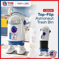 THE 12L-18L Cute Trash Bin Can Dustbin Garbage Bin Large Capacity Plastic Waste Bin Organizer