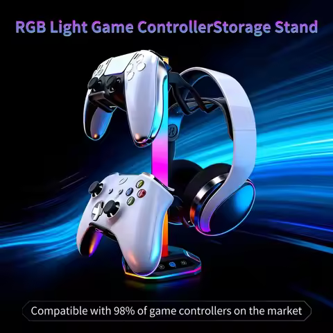 REMANK Game Controller Holder PS5 For PS5 Slim PS4 PC XBox Control Handle Bracket Headphone Holder S