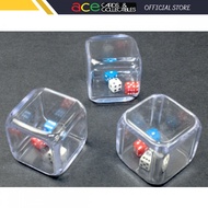 Chessex Dice 1 Red & 1 White & 1 Blue 5mm D6 Dice Set (25mm)