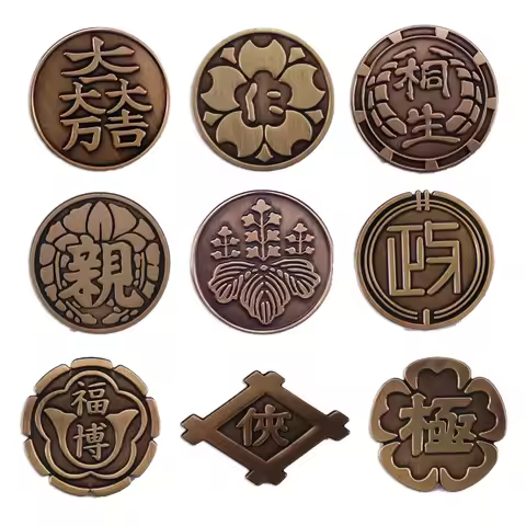 Japanese Gangster Brooch Vintage Metal Badge Men's Backpack Pins Jacket Denim Pin Accessories Jewelr
