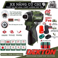 Dekton D16-CV180Pro 16.8V 180Nm screwdriver, quick bit, brushless motor