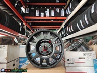 ล่อแม็กซ์ใหม่ Hammem10 ขอบ16/5H114 กว้าง8‘ ออฟ+20 สีดำ (ราคาชุด4วง) พร้อมจุบลมใหม่ฟรี