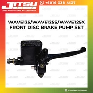Front Disc Brake Pump Set HONDA WAVE125 WAVE125S WAVE125X Master Lever Pam Brek Cakera Depan Tuas Induk JITSU