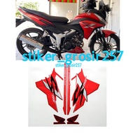 STIKER STRIPING LIS BODY CS1 HONDA CS ONE 2009 2010 WARNA MERAH STANDAR