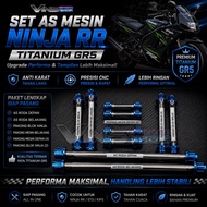 KAWASAKI MESIN Ninja 2-Stroke Titanium Engine Axle Set Full Thread Right Nut AllKiri Ninja Rkawasaki