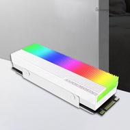 M.2 2280 SSD Heatsink Cooler M.2 SSD Cooling Sink 5V 3PIN ARGB for 2280 M.2 SSD