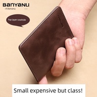 dompet lelaki kulit original dompet kulit lelaki original Men Vertical First Layer Cowhide Valentine