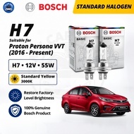 BOSCH Eco H7 Halogen Headlamp Bulb 12V 55W H7 Bulb for Proton Persona (2016-Present(VVT) Mentol Depa