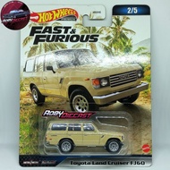 TOYOTA Hot Wheels Land Cruiser FJ60 Fast & Furious Hoobs & ShawTOYOTA