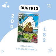 Alolan Dugtrio AR SV8S 200/182 Pokemon TCG Indonesia