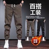 baggy tracksuit tracksuit man Men Men's Pants Fleece-Fleece-Fleece Sports Pants Men's Autumn Winter 